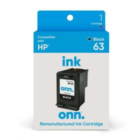 Onn. Onn Ink Reman Hp 63 Black