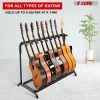 5 Core Guitar Rack Stand • 9 Multi Guitars Holder Storage Stands for Acoustic Electric and Bass Soporte Para Guitarra - GRack 9N1