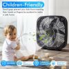 20 Inch Box Portable Floor Fan with 3 Speed Settings and Knob Control