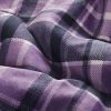 Plaid Flannel Sherpa Throw Blanket(2 Pack Set of 2)