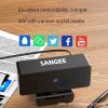 Sanju C185 high-definition 1080P desktop laptop digital camera conference online course video with microphone