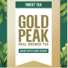 Gold Peak Real Brewed Tea Cane Sugar Sweet, Bottled Tea Drink, 16.9 fl oz, 6 Bottles