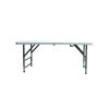 4' Folding Banquet Table Off-White - Plastic Dev Group