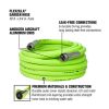 Flexzilla® Garden Hose, 3/4" x 50', 3/4" - 11 1/2 GHT Fittings, Flexible Hybrid Polymer, ZillaGreen®