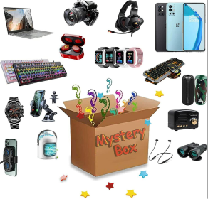 Lucky Box FUN Electronics New Electronic Products smartwatches,Earphones, etc (Quantity: 2)