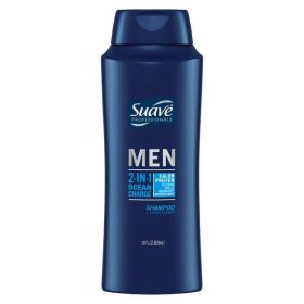 Suave Men 2-in-1 Ocean Charge Shampoo and Conditioner;  28 fl oz (Brand: Suave)