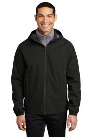 Port Authority Essential Rain Jacket J407 (Color: Deep Black)