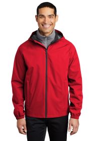 Port Authority Essential Rain Jacket J407 (Color: Deep Red)